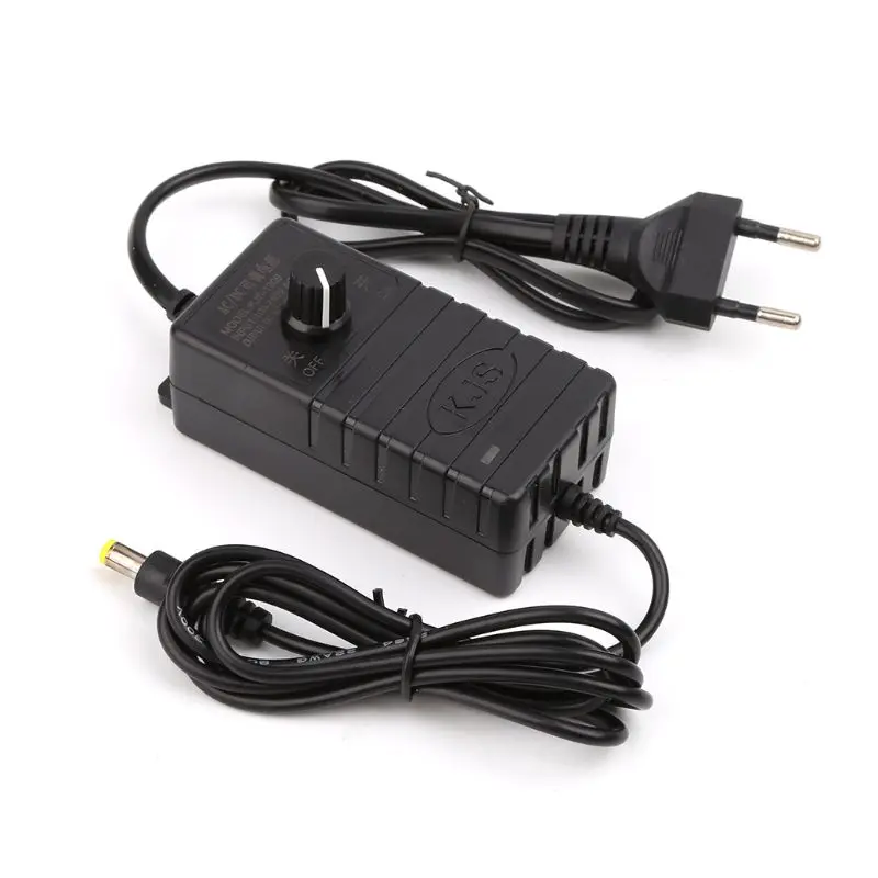 

Adjustable Power Supply Adapter For Motor Speed Controller 2V-24V 1A EU Plug