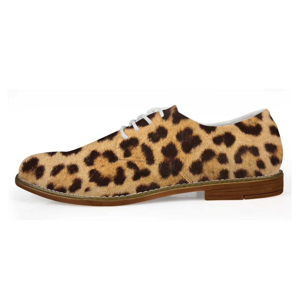 

Leopard Design Party Shoes Men Retro Yellow Printed Wedding Loafers for Man High Quality Dress Work Flat Male Comfortable Flats