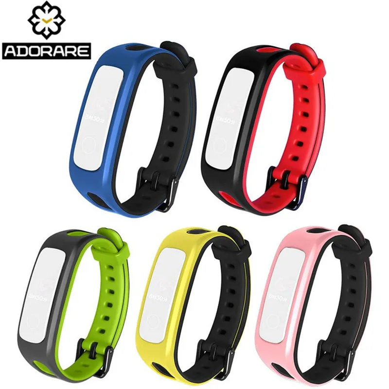 

Silicone Strap For Huawei Honor Band 4 Running Version Bracelet Double Color Replacement Soft Strap Wristband For Honor 4