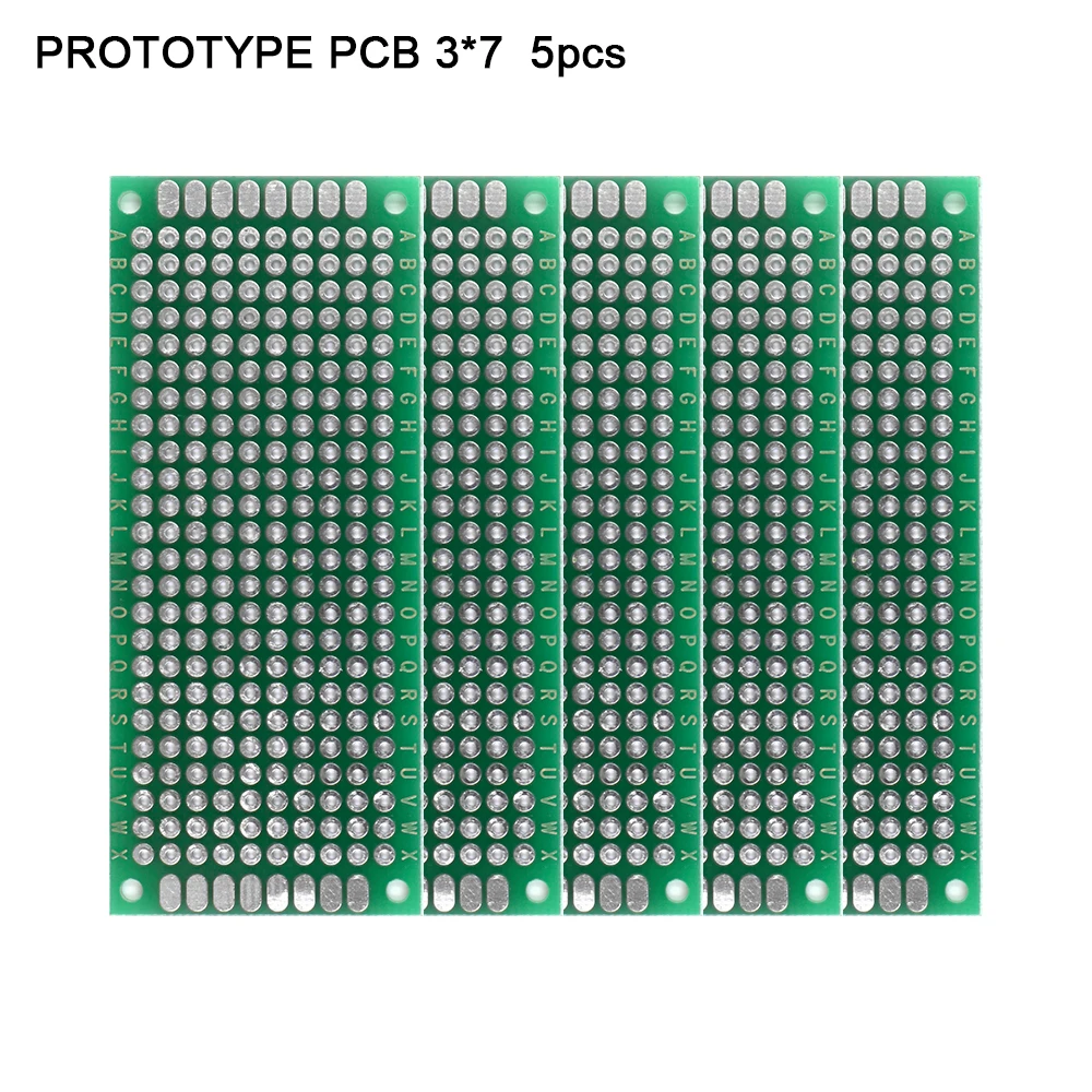 5 шт. 5x7 4x6 3x7 2x8 см двухсторонний медный Прототип PCB универсальная плата