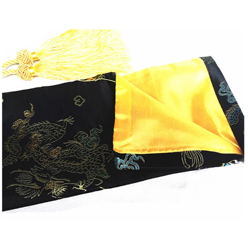 

135cm Dragon and Phoenix Katana Samurai Sword Bag Tissu Black