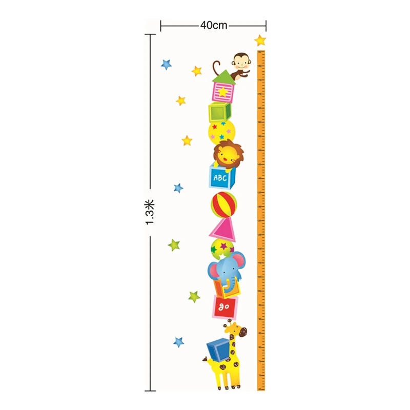 Стедиометр, дальномер, диаграмма роста, наклейки, измеритель, линейка, Декор, детская комната, наклейки на стену, детские наклейки на стены, измеритель высоты, винил - Цвет: ay612