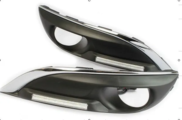 

for dongfeng peugeot 308 drl Car Lamps Led Fog Light daytime running lights with dimmer 308