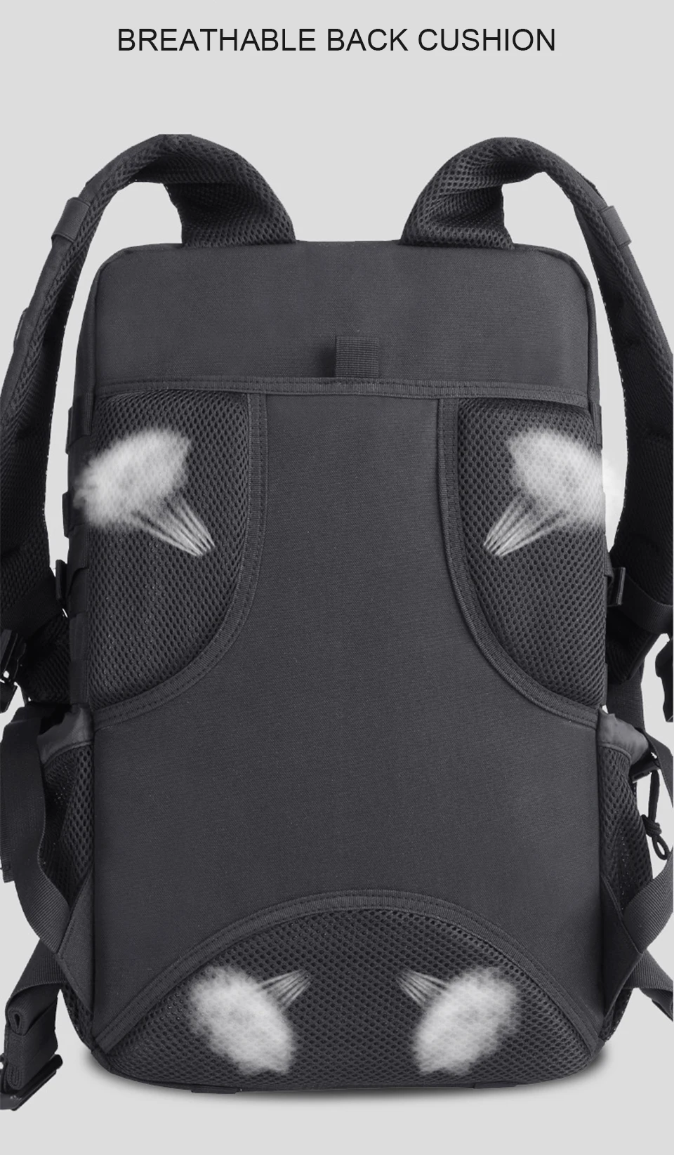 45L Outdoor Sports Tactical Backpack Military Backpacks Army Rucksack Men Waterproof Backpacking Large Capacity Travel Bag Pack (4)