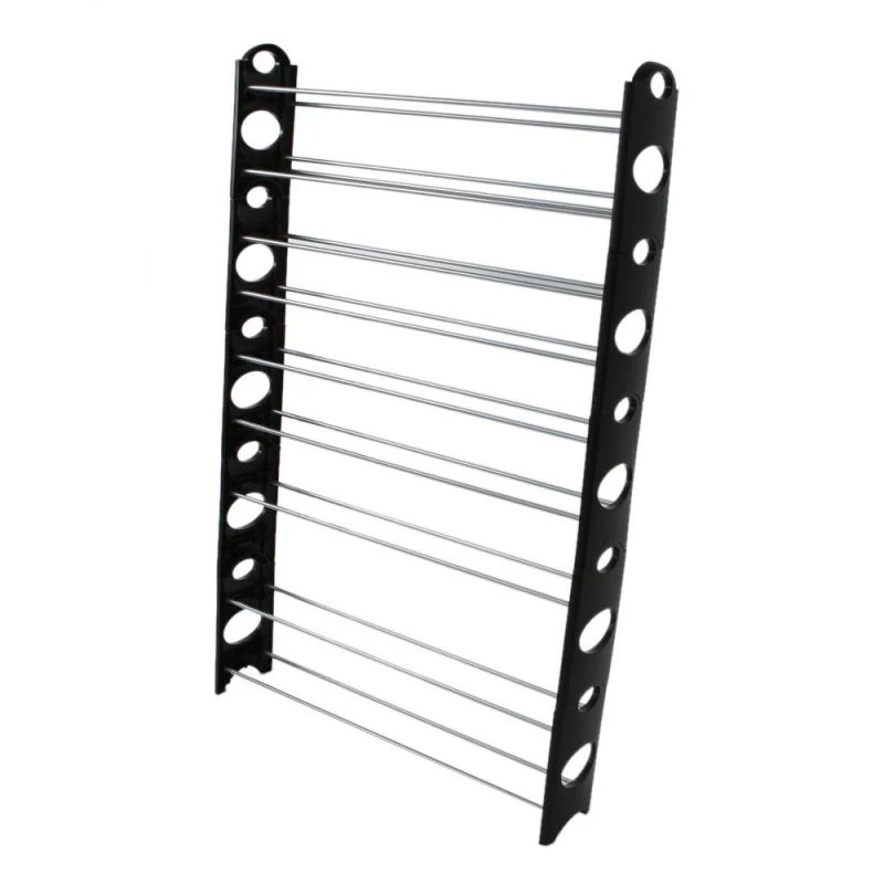10-Tie Shoe Rack for 50 Pair Wall Bench Shelf Closet Organizer Storage Box Stand (2)