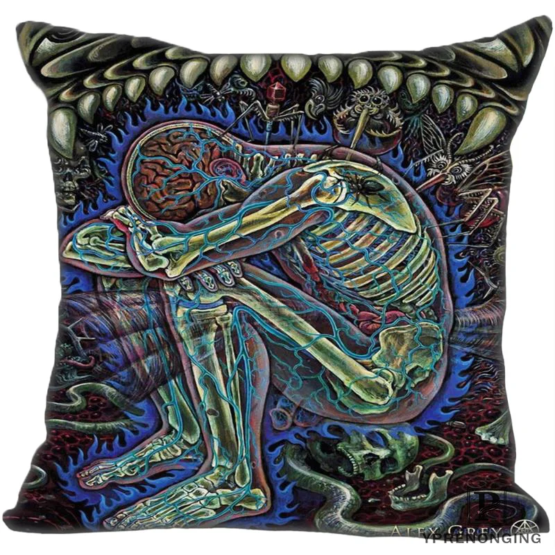 Best Custom Alex Grey Blessing (2) Наволочка на подушку спальня домашний квадратный наволочка