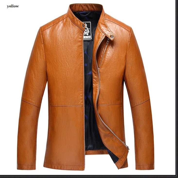 1861 New Fashion Men Genuine Leather Jacket Coat Men&#39;s Leather Jacket Autumn Men&#39;s Clothing Men ...