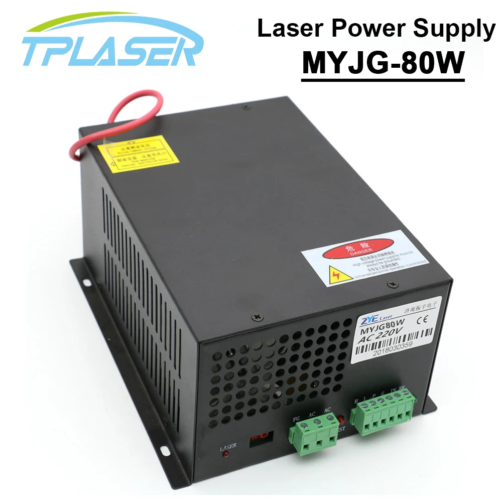 

80W CO2 Laser Power Supply for CO2 Laser Engraving Cutting Machine MYJG-80W