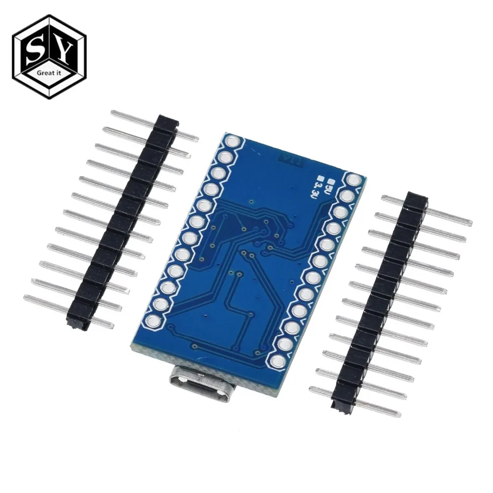 1 шт. модуль Great IT Pro Micro ATmega32U4 5 в/16 мгц с 2 рядным штырьком для Leonardo в наличии. Лучшее