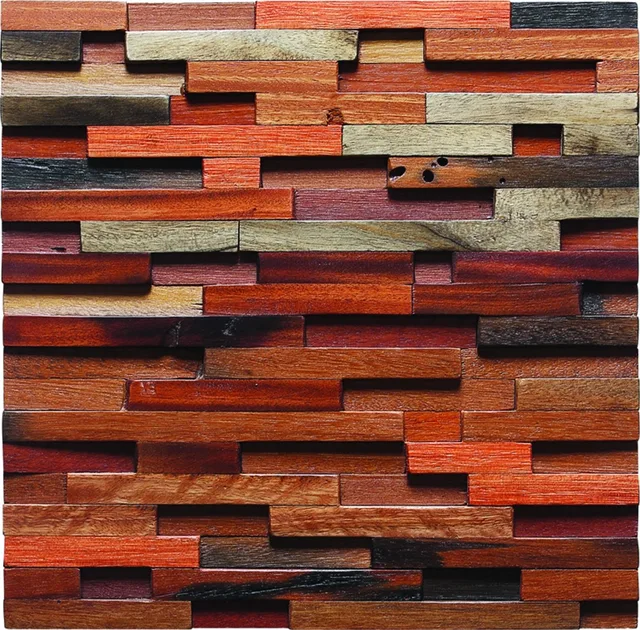 TSTwooden baldosas de diseño de madera de Pared de estilo Atractivo