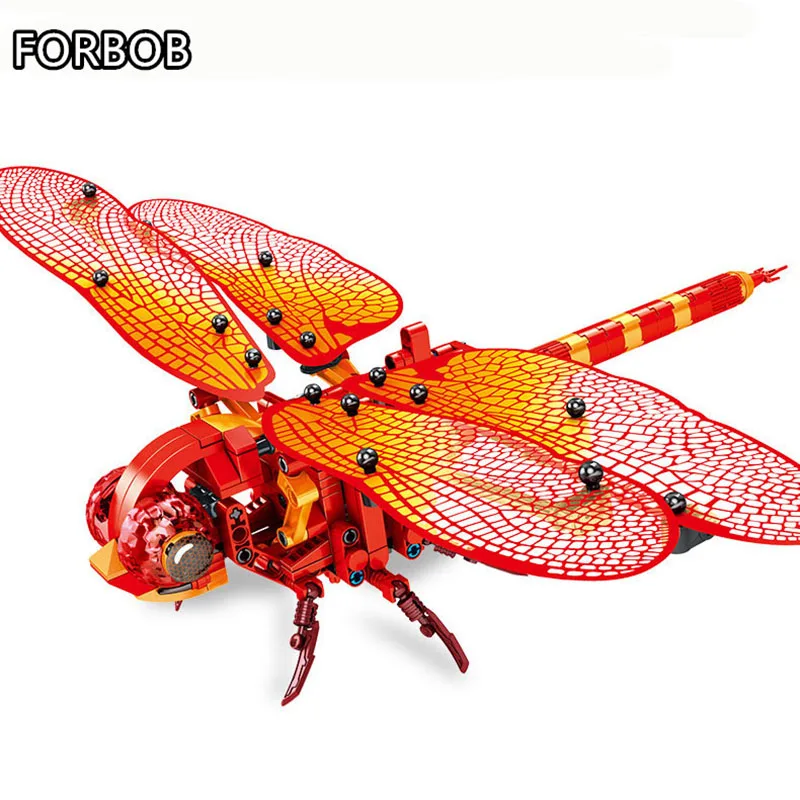 

Animals Building Blocks Technic Toys for Toddlers Dragonfly 2019 New Plastic Building Bricks Technic for Children Party Supply