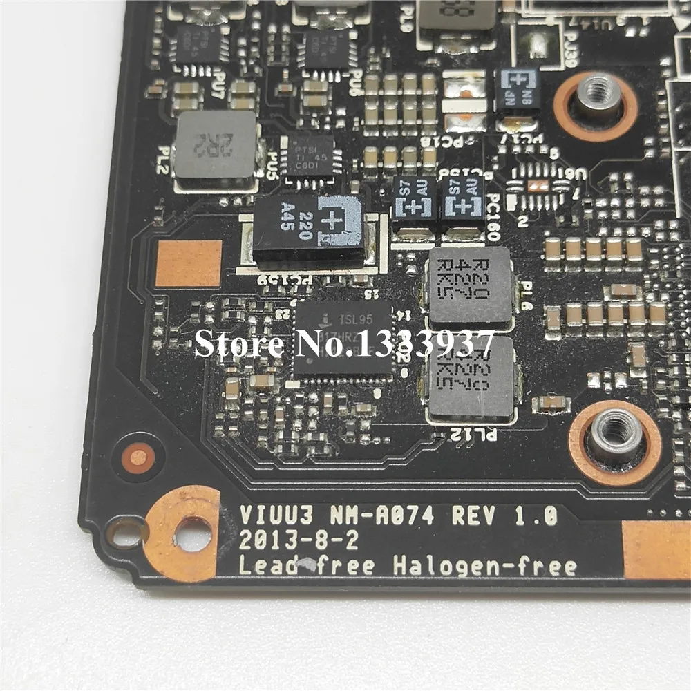 Most effective  VIUU3 NM-A074 for Lenovo Yoga 2 Pro Laptop Motherboard 5B20G38213 SR1EB i7-4510U CPU Mainboard