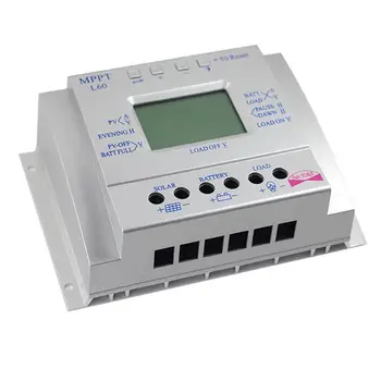 

Adeeing 12V 24V 60A MPPT Solar Charge Controller LCD Display Solar Regulator