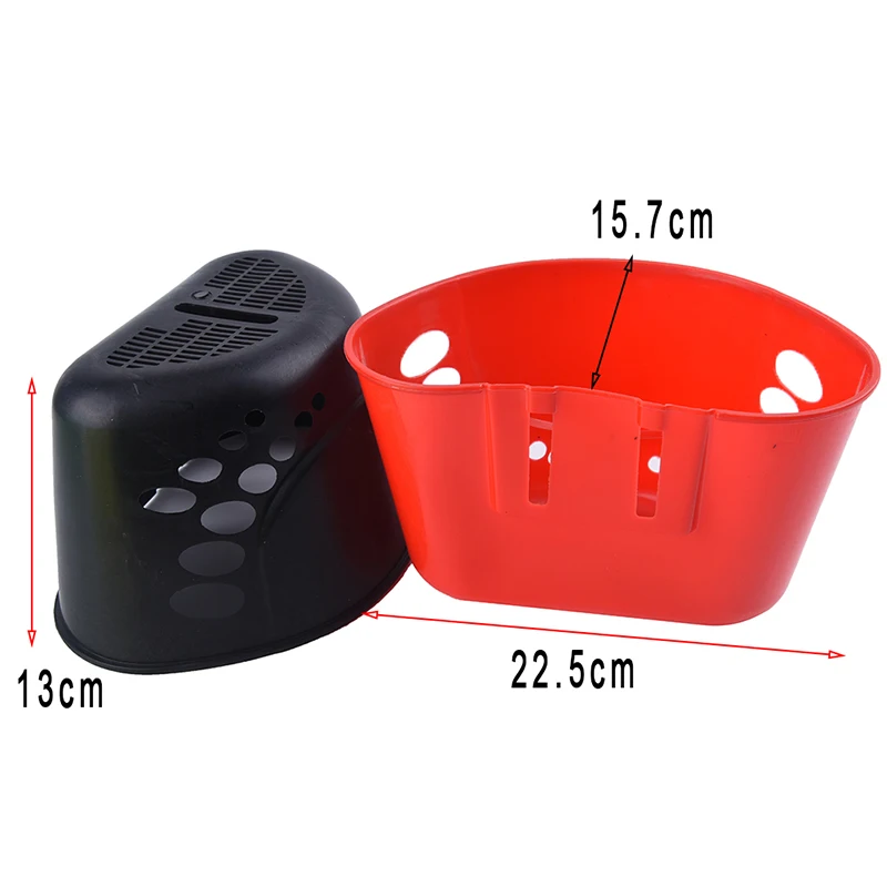 Sale Portable Plastic Pannier Front Handlebar Carrier Storage Basket For Children Bike 4