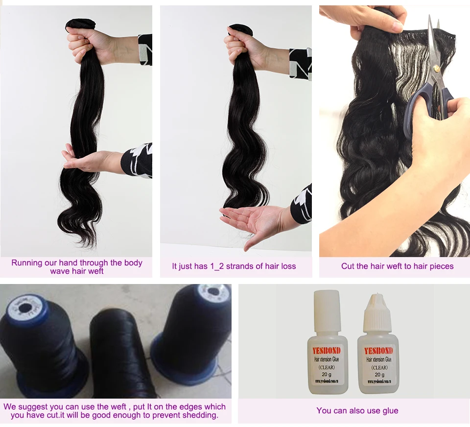 MS кошачья шерсть малазийские прямые вплетаемые волосы 1/3/4 пряди натуральные черные волосы Remy Пряди человеческих волос для наращивания 100 g