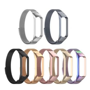 

Milanese Loop Magnetic Mesh Watch Bracelet Strap For Samsung Galaxy fit e/SM-R375 Milanese Stainless Steel Wrist Strap Wristband
