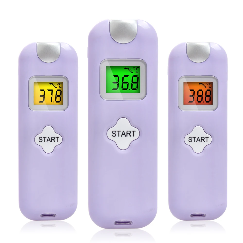 

ZOSS White Portable LCD Digital Backlight Infrared Non-contact Forehead Thermometer Baby Adult Body Temperature Monitor