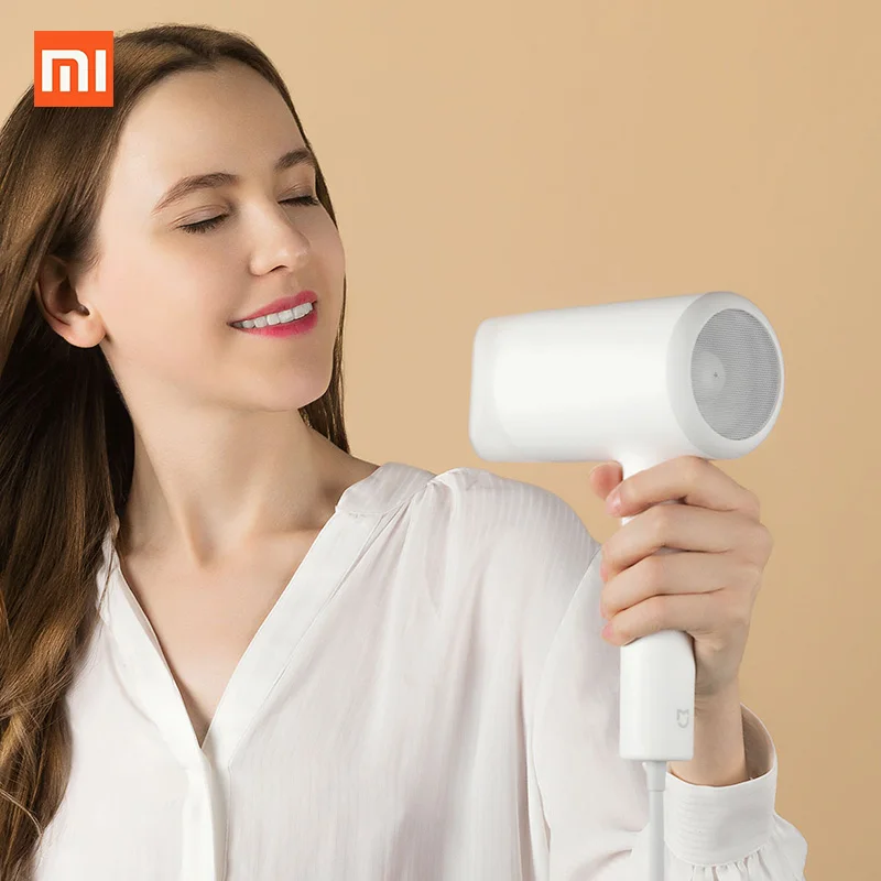 XIAOMI Mijia профессиональный фен для волос 1800 Вт быстрая сушка портативный умный дом