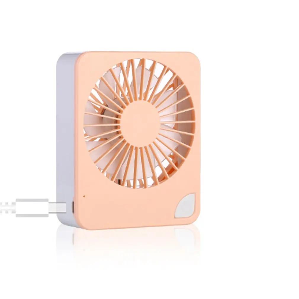 

Mini Square Light Portable Fan USB Rechargeable Fans Three Adjustable Modes for Home Bedroom Cool and Outdoor Travel