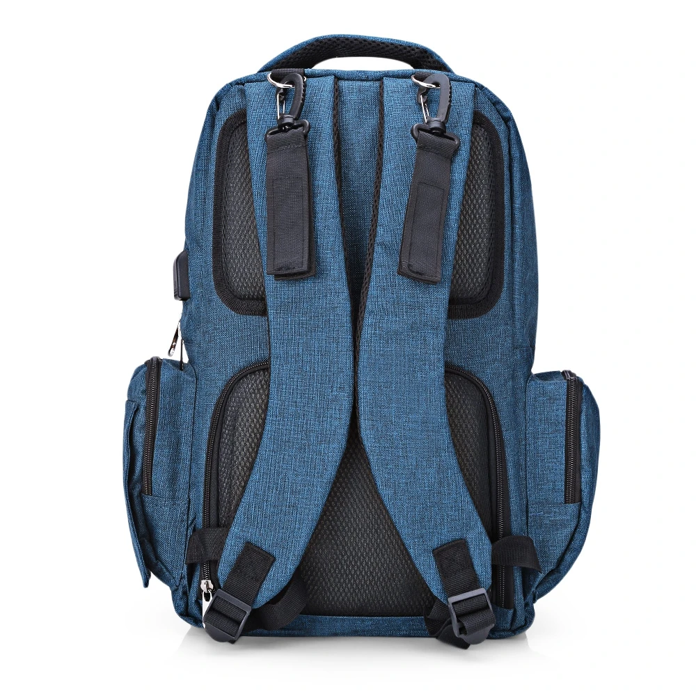 Diaper Bag Large Capacity Multifunctional Backpack Maternity Bag with Charging Cable Baby Travel Backpack Diaper Organizer Bag (2)