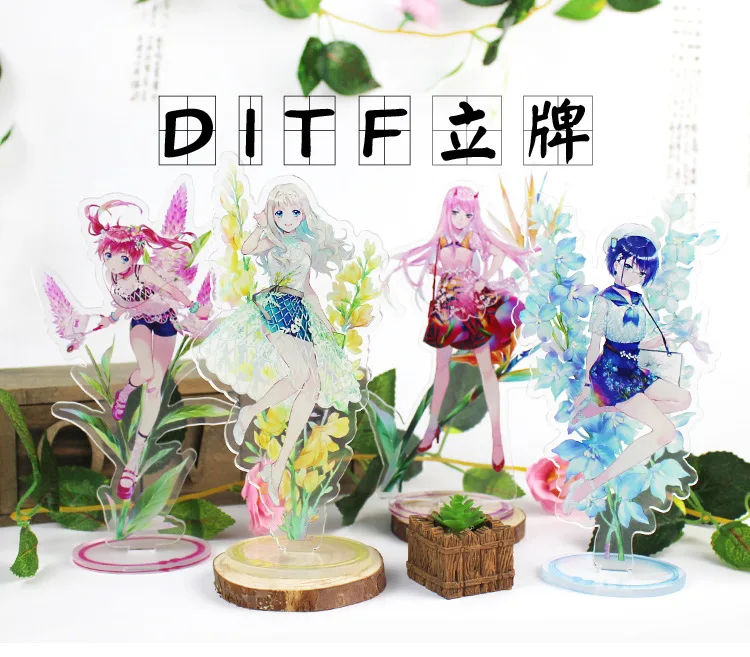 

16.5cm Anime DARLING in the FRANXX DitF Acrylic Stand Figure Model Jewelry Transparent Collection Charm Souvenir Accessories