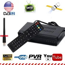 Koqit H.264 DVB-S2 Digital Satellite Receptor Receiver IPTV m3u Combo 1080P TV Tuner Youtube USB RJ45 LAN WIFI Cline IKS Biss VU