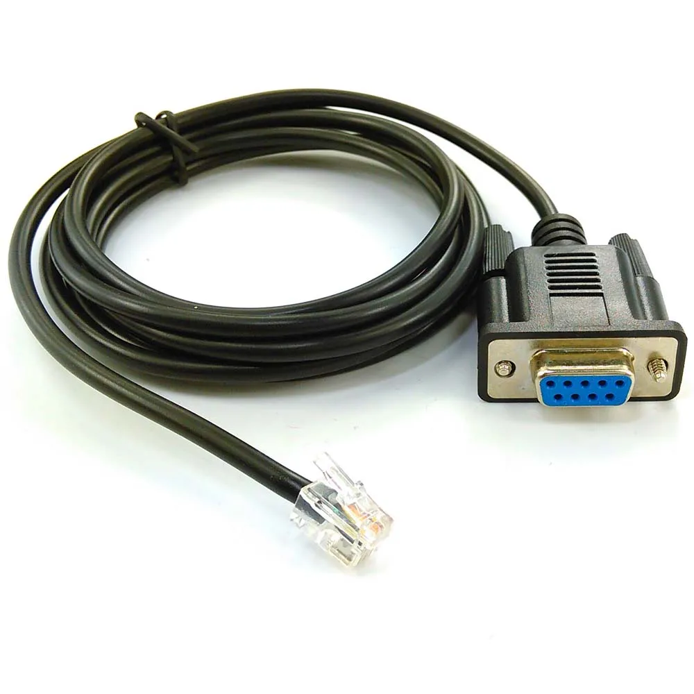 db9 rs232 serial to rj22 adapter cable tls2200 pc to