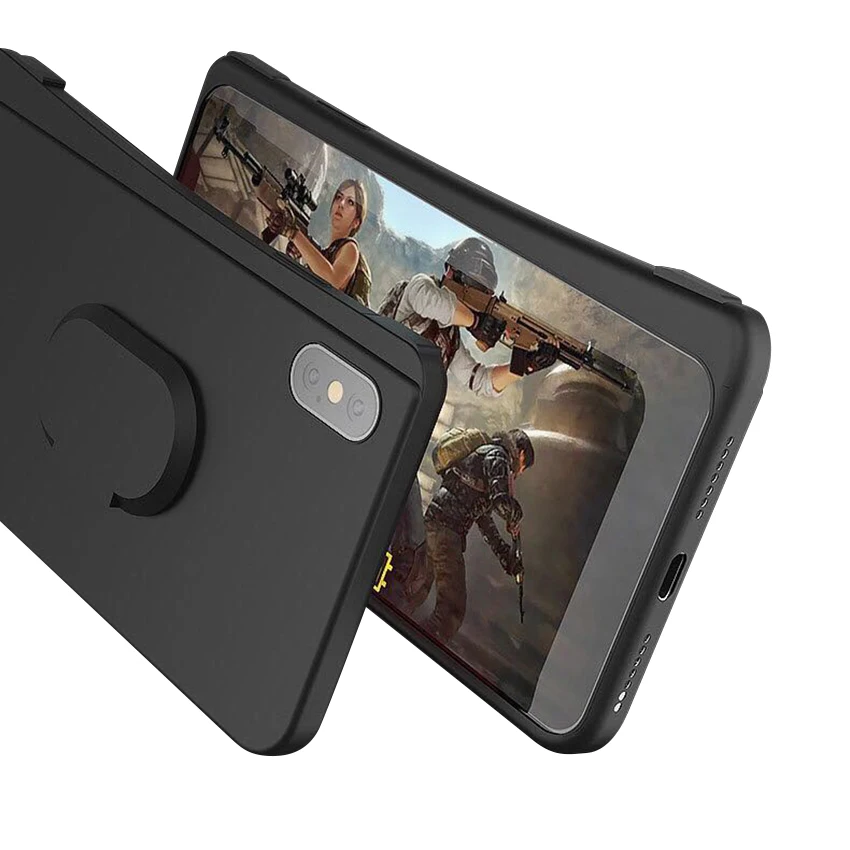 

Bluetooth Pubg Controller Mobile Phone Case 2 in 1 PUBG Mobile Joystick Trigger Fire Aim Button Game Pad for iPhone 6 6s 7 8 X X
