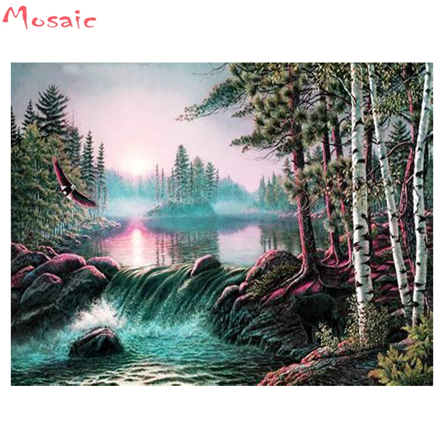 5D Diamond Painting Full Drill feilin DIY Diamond Rhinestone Painting Kits for Adults and Beginner Embroidery Arts Craft Home Decor Light Tree 30x40cm