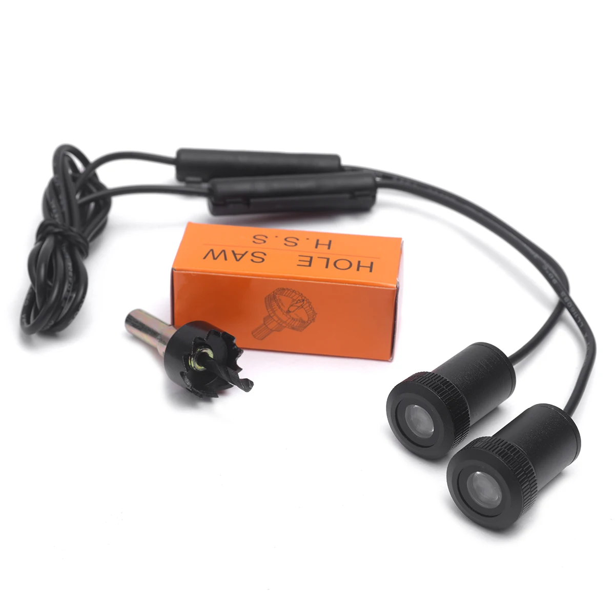 2 قطع شبح ظل ضوء ترحيب مصباح شعار جهاز عرض ليزر سيارة LED الباب ضوء تحذير ل بنز فورد أودي BMW فولكس واجن نيسان