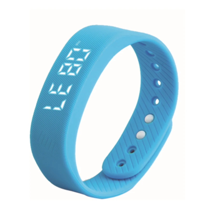 Man Woman 3D T5 LED Sports Gauge Fitness Bracelet Smart Step Tracker Pedometer Wristbands Smartband 5