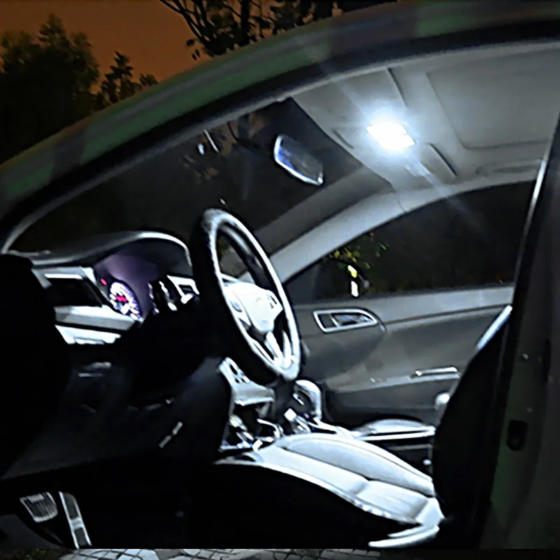 5 шт безошибочную авто светодиодный лампы подсветка для салона автомобиля Комплект Белый Настольная лампа крытый огни для Mazda CX-5 CX5 CX 5