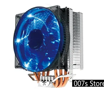 

New Radiator CPU Cooler Cooling Fan For Intel 775 1151 1155 1150 1156 For AMD AM4 Pccooler X5 Copper heatpipe 12cm Led 4pin PWM
