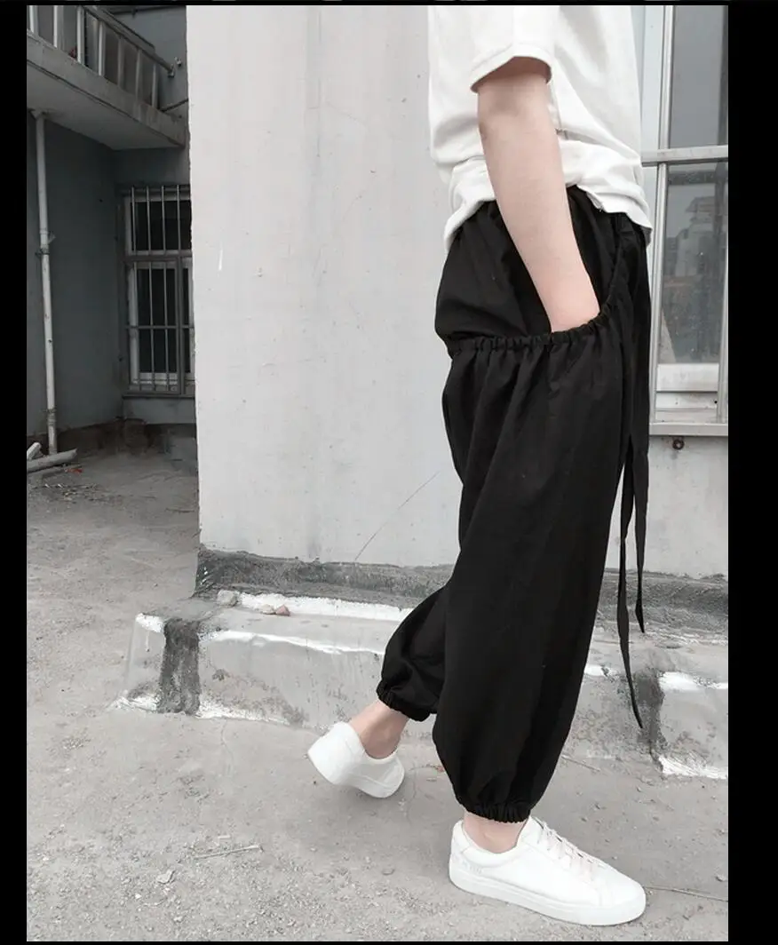 Fat Legs Harem Pants Large Pockets 