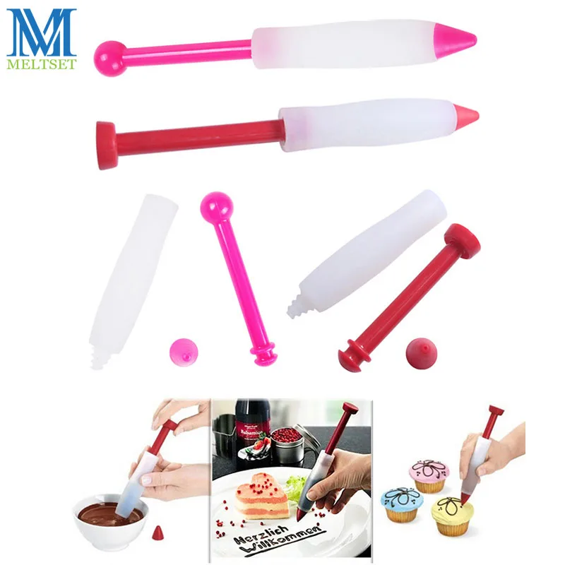 1PC Silicone Cake Decorating Pen Chocolate Cream Sauce