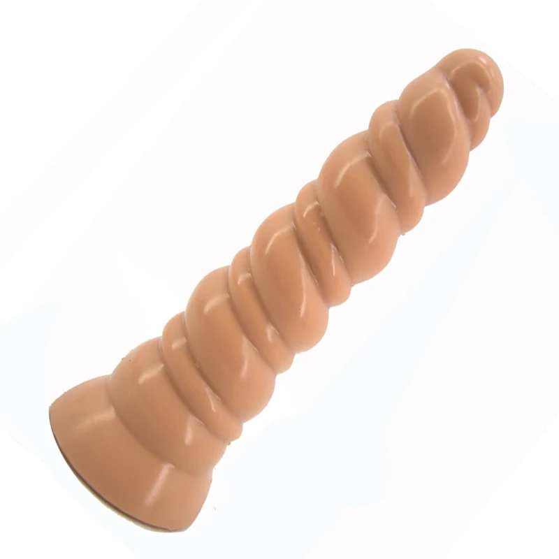 Anal Plug Sex Toys Strong Suction Cup Flexible Realitic Butt Plug Sextoys Big Thread Shape Dildo penis Sex Toys