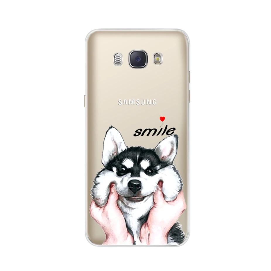 Для Funda samsung J5 чехол J510 J510F Мягкая силиконовая задняя крышка для Coque samsung Galaxy J5 J 5 чехол милый окрашенный бампер - Цвет: Бежевый