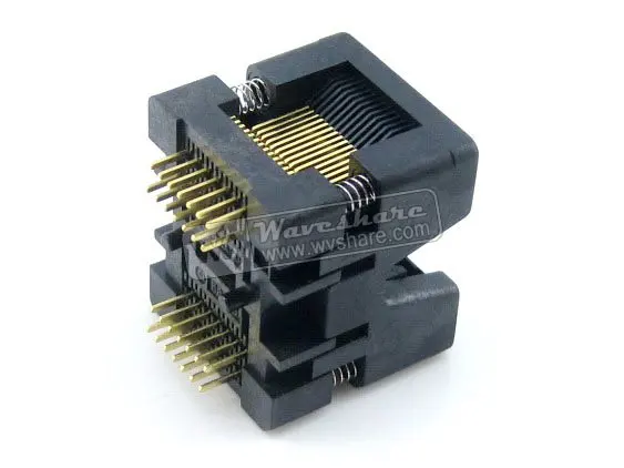 OTS-28-0.635-02 SSOP28 TSSOP28 Enplas IC Test Burn-in Socket Programming Adapter 0.635mm Pitch 3.94mm Width