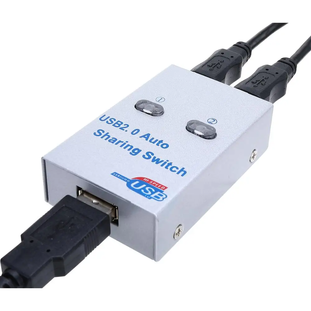 USB 2 0 сплиттер Автоматический Обмен переключатель для ПК Компьютерные принтеры