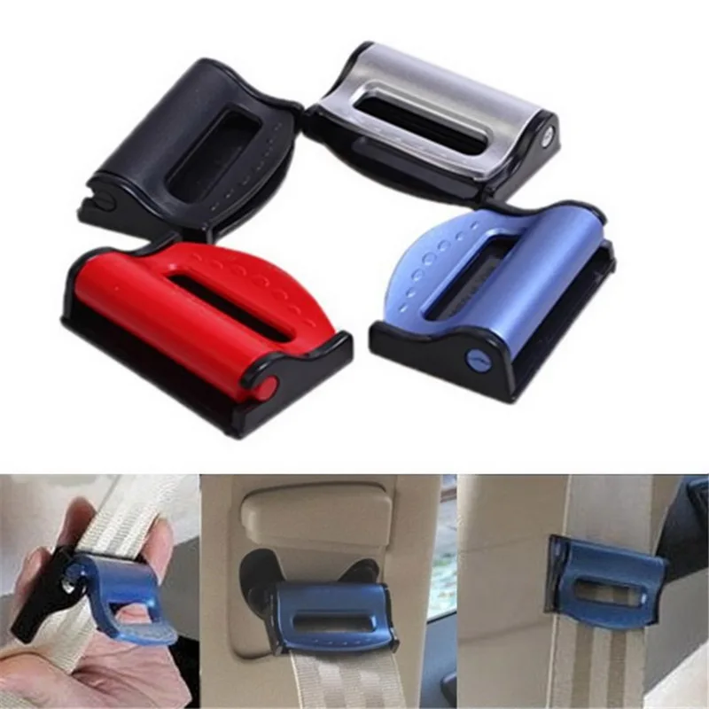 

TOSPRA Safety Car Parts Safety Seat Belt Buckle Clip Seatbelt 2Pcs Stopper Adjuster Clip To Relax Shoulder Neck Car Strap Clip