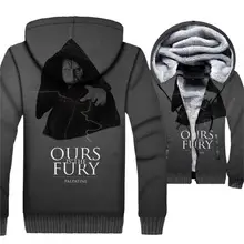 Game of Thrones Jacket Ours is the Fury Hoodie Men Hooded Sweatshirt Winter Thick Fleece Zip up 3D Print Coat Black Sportswear Game of Thrones Jacket Ours is the Fury Hoodie Men Hooded Sweatshirt Winter Thick Fleece Zip up 3D Print Coat Black Sportswear