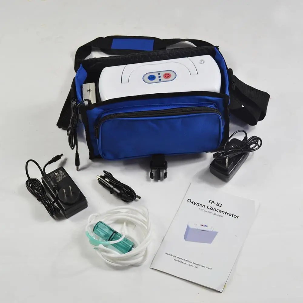 GENNINE PORTABLE OXYGEN CONCENTRATOR GENERATOR HOME TRAVEL BATTERY A1