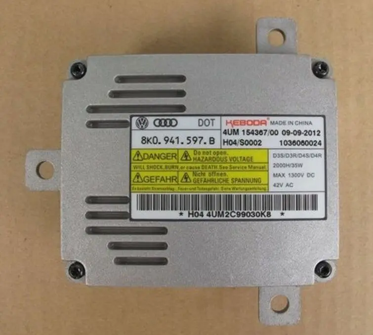 semtaist Genuine OEM USED ballast Xenon D3S D3R D4S D4R 8K0.941.597.B BALLAST HID CONTROL UNIT ECU | Автомобили и мотоциклы