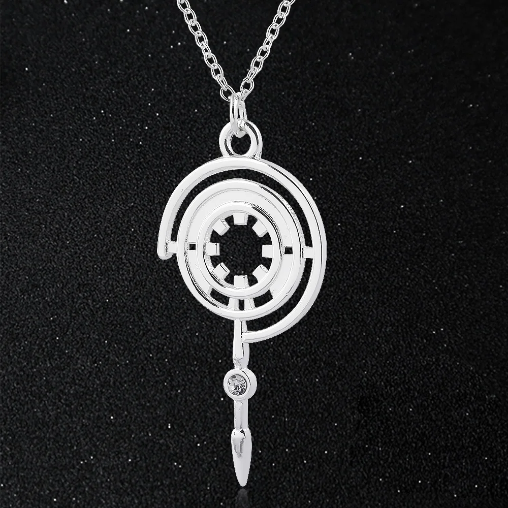 

Game Steins Gate Badge Necklaces Makise Kurisu Labmen World track Silver Alloy pendant for Women men gamers Cosplay Jewelry Gift