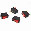 Universal 5pcs On/Off Red Rocker Switch Car Dash Boat Toggle Switch 3 feet 2 files rocker switch 16A 250V 20A 125V ► Photo 2/6