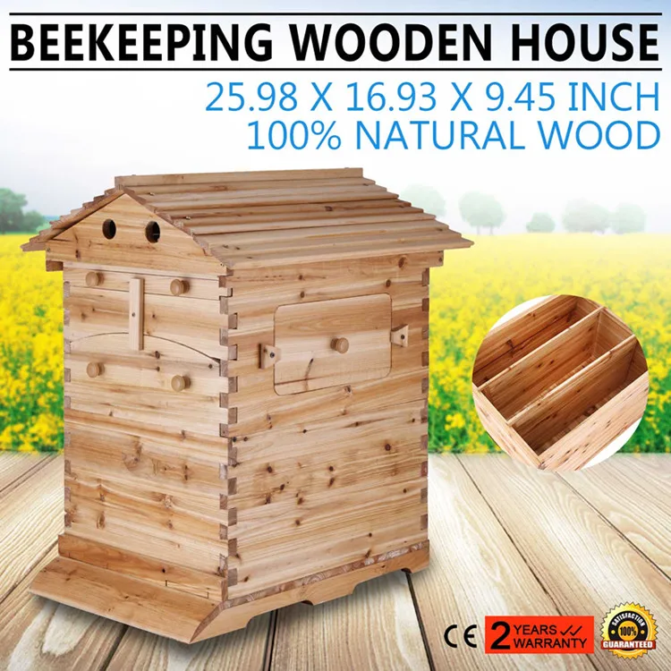 Пчеловодство деревянный дом 20x16x10 дюймов рамки мед улей