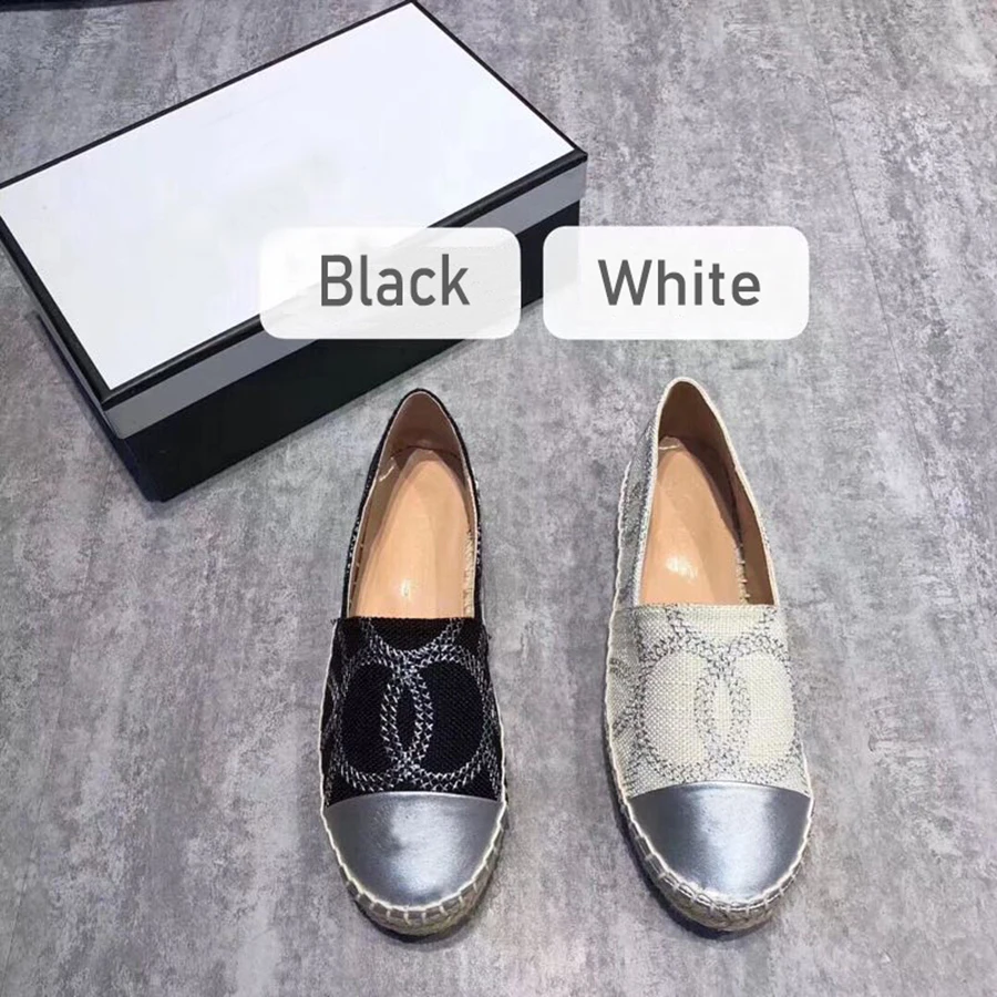 

Autumn Brand Designer Fashion Slip On Women Shoes Luxury Female Shoes Hemp Bottom Loafers Flats Moccasins Shoes