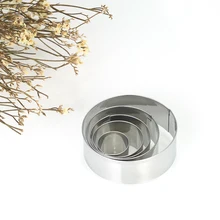 6 шт. круглый Нержавеющая сталь Cookie Фондант печенье фрезы сэндвич Фрезы Cookie Кухня набор инструментов