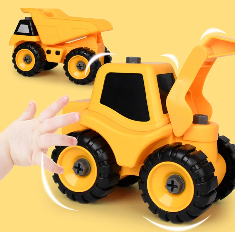 DIY сборка инженер игрушка автомобиль строительные блоки для автомобилей детей