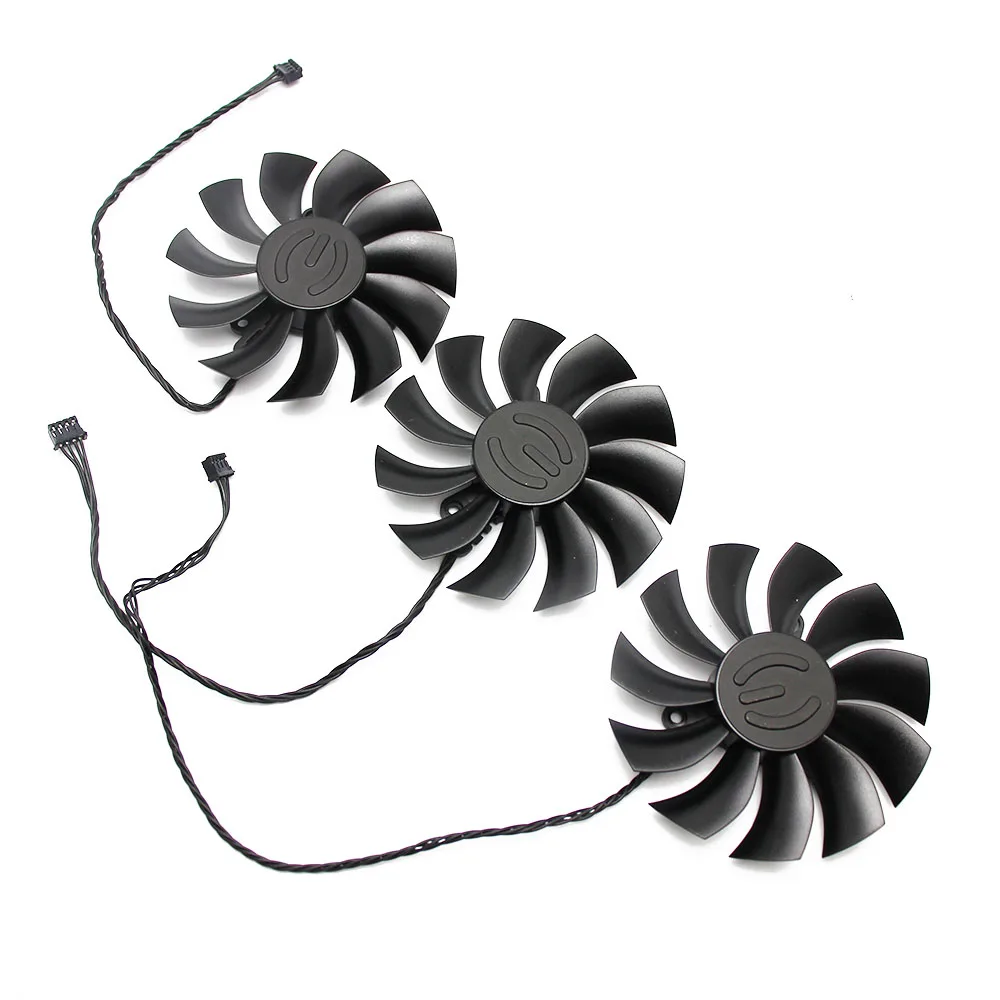 New PLA09215B12HH GTX1080 Ti FTW3 ELITE FTW3 DC12V 0.55A for EVGA GTX 1080TI FTW3 DT GAMING Video Graphics card cooling fan